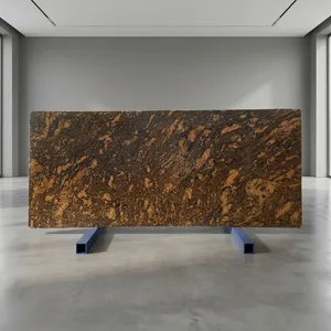 Dalles de granit poli Paradizo Gold Granite Premium, très demandées, pour maisons de luxe, hôtels, villas et bâtiments commerciaux - Product Image 4