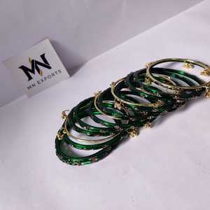 Elegant Kashmiri Bridal Chudiyaan Set Traditional Wedding <b>Bangles</b> for Women Ethnic Jewelry Collection - Product Image 3