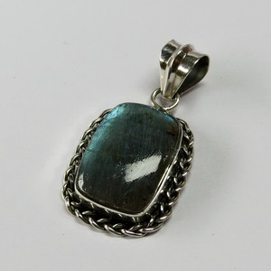 Glorious Blue-colgante de Plata de Ley 925 con labradorita, joyería hecha a mano - Product Image 3