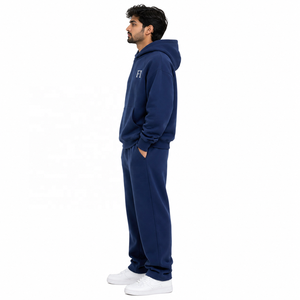 Survêtement et jogging en coton haute densité, sweat-shirt oversize épais, mode hiver, usine de vêtements à marque privée - Product Image 4