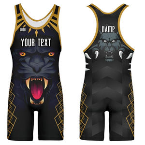 Trajes de Lucha Personalizados para Hombre 2026, Sublimación Completa, Estilo Coreano, Tejido Elástico Internacional - Product Image 4
