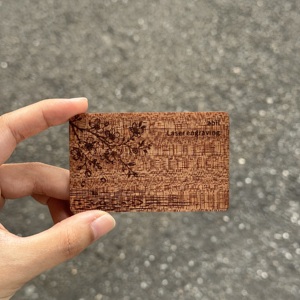 สมาร์ทการ์ดไม้ที่มี NTAG213ชิป NFC RFID Rewritable - Product Image 6