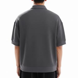 Dernière conception, meilleure vente : Chemises en toile unie pour hommes – Faible MOQ, options manches courtes, coupe ajustée et oversize, séchage rapide - Product Image 2