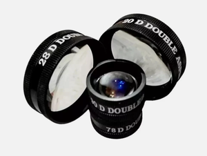 Lentille Double Asphérique Noire de Qualité Supérieure 20D 28D 78D 90D en Verre Optique Manuel de Haute Qualité pour Utilisation Indirecte, Livrée en Boîte, Livraison Gratuite - Product Image 3