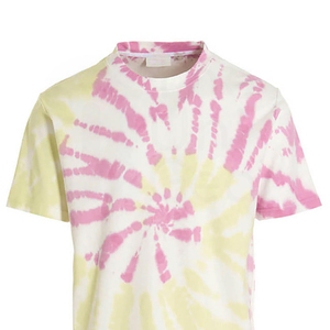 เสื้อยืดคอกลมแขนสั้นผู้ชายลายมัดย้อม ทรงลำลอง ผ้าถัก ลายพิมพ์ - Product Image 3