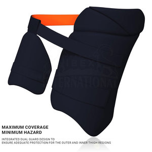 Protector de Muslo para Bateo de Cricket, Cuero PU de Primera Calidad, Ecológico, Acolchado Suave, Protección Contra Impactos Fuertes - Product Image 6