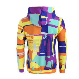 Vêtements d'hiver pour adultes, sweat-shirts à capuche pour hommes, sublimation, coton mélangé, qualité supérieure, design personnalisé - Product Image 2