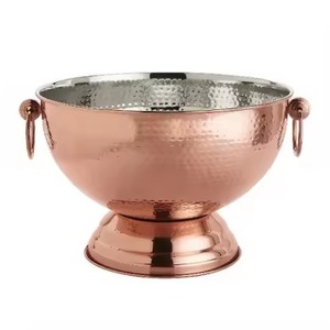 New Arrival Metal Ice Beverage Tub Stainless Steel Ice Cooler Bucket Wine <b>Beer</b> <b>Chiller</b> Tub Bar Use - Product Image 5