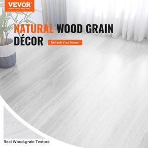 Suelo de Vinilo Autoadhesivo con Diseño de Madera Gris Claro, 390 x 23.6 Pulgadas, Baldosas de Vinilo de 1.5 mm de Grosor, Fáciles de Instalar, para Cocina - Product Image 2