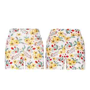 Pantalones Cortos Deportivos para Mujer, Material Súper Suave, Textura Amigable con la Piel, Costuras Ergonómicas, Diseño Sublimado para Movimiento - Product Image 1