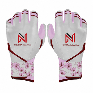 <b>Baseball</b> Batting <b>Gloves</b> Durable Leather Palm Grip <b>Gloves</b> Exporter Worldwide Shipping Service - Product Image 2