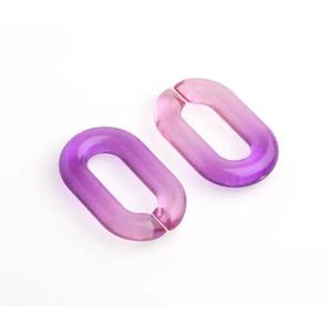 Décoration murale artisanale en résine, style moderne, maillons grands et épais, mélange de couleurs, design punk, chaîne longue multi-pièces - Product Image 1