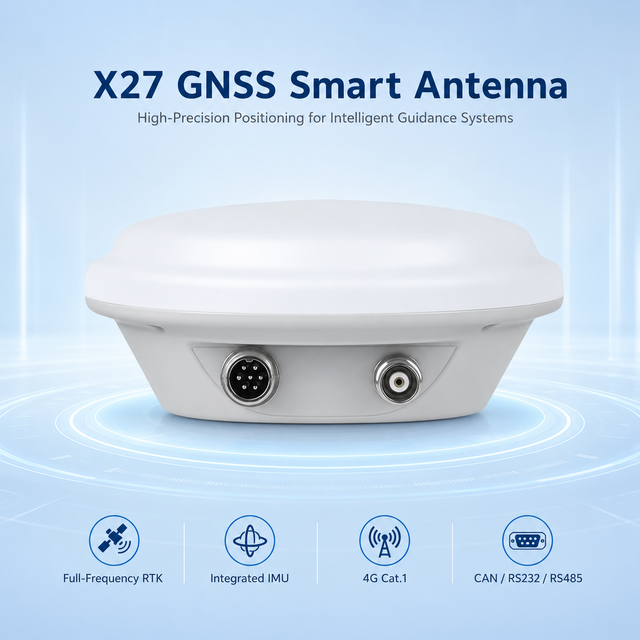 10Hz High Update Rate RTK GNSS Receiver for Base and Rover with 4G NTRIP for Precision Agriculture