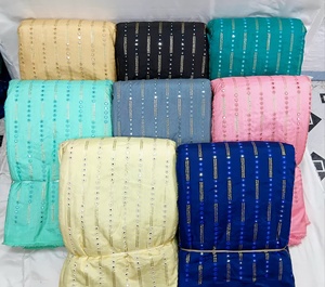 Tela Bordada para Vestidos, Material para Prendas de Moda, Diseños Personalizados al por Mayor OEM, Suministro Textil de Calidad de Exportación - Product Image 2