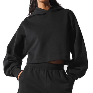 Premium Style Hoodie Women Oversized Pullover Cotton Blend Streetwear OEM Custom Logo Private Label Hoodie Supplier - Product Image 1