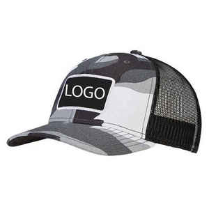 Casquettes de camionneur : Nouveaux produits en gros, casquettes de camionneur personnalisées de haute qualité à 6 panneaux, couleur unie, visière incurvée, logo brodé - Product Image 5