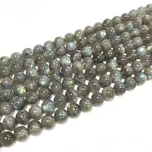 Vente en gros de perles rondes en cristal de labradorite pour la fabrication de bijoux fantaisie et de bracelets - Product Image 1