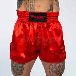 กางเกงมวยไทยพรีเมียม ผ้าซาตินน้ำหนักเบา ออกแบบมาเพื่อการฝึกซ้อมคิกบ็อกซิ่งและการแข่งขัน - Product Image 3