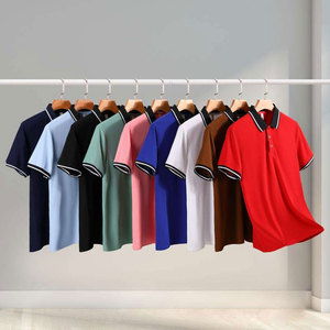 Men's Breathable 100% Cotton Short Sleeve for Shirt Solid Color Casual Knitted Button Front Regular Fit - Product Image 2