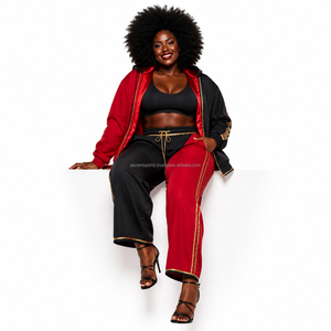 Color Block Windbreaker <b>Set</b> Waterproof Polyester Fabric Multi Panel Color Block Design Custom Printed Logo OEM Wear Fashion - Product Image 1