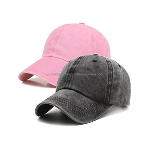 หมวกเบสบอลผ้าฝ้าย5แผงสำหรับผู้ชาย, ปรับแต่งได้ปรับแต่งได้หมวกติดด้านหลังโค้ง - Product Image 1