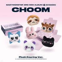 BABYMONSTER-CHOOM [Porte-clés en peluche Ver. 1] [Sortie Officielle Coréenne] YG Entertainment K-POP CD Version Aléatoire 4 Mai 2026