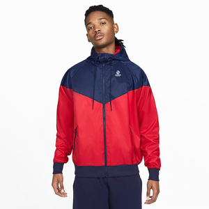 Veste coupe-vent tricotée décontractée pour homme, imperméable et coupe-vent, grande taille, en polyester, avec fermeture éclair – Vente en gros - Product Image 1