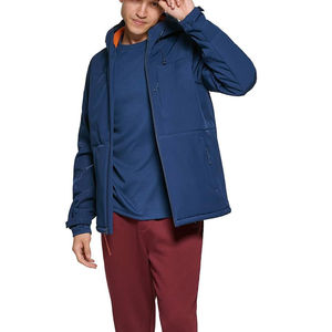 Veste Softshell Homme Coupe Slim Qualité Professionnelle Coupe-Vent Imperméable Zippée Décontractée Travail Hiver Extérieur Chasse Fabricant Direct - Product Image 2