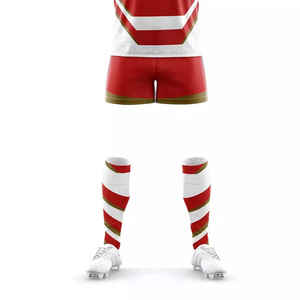Tenues de rugby personnalisables OEM avec impression numérique de haute qualité, manches courtes, anti-humidité et respirantes - Product Image 6