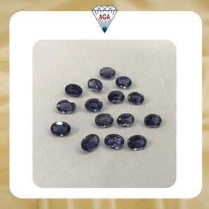 Iolite bleue naturelle, taille ovale, pierres précieuses en vrac, qualité supérieure, non chauffées, non traitées, calibrées, pierres de cristal propres pour la joaillerie - Product Image 6