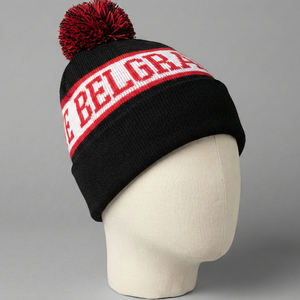 OEM New Quality Personalized Breathable Waterproof <b>Travel</b> Knit Beanie with Logo Custom Adult 100% Cotton Beanie Hats Unisex - Product Image 4