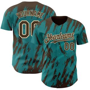 Camiseta de Béisbol Personalizada de Alta Calidad con Botones Completos, 100% Algodón Orgánico Antibacterial, Transpirable para Invierno, Ropa Deportiva Corta para Equipos - Product Image 3