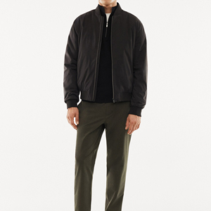 Custom Made 2025 Hot Sale Bomber <b>Jacket</b> <b>Men</b> Autumn <b>Thin</b> Baseball <b>Jacket</b> Classic Style Black Bomber <b>Jacket</b> for <b>Men</b> - Product Image 4
