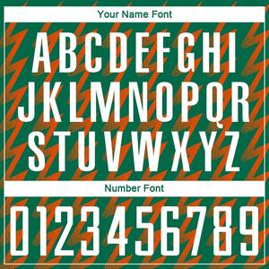 Camiseta de Fútbol Personalizada Verde para Hombre con Patrón de Rayos, Nombre del Equipo y Número, Ropa Deportiva Transpirable - Product Image 5