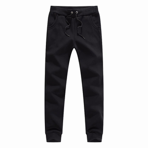 Pantalones de Lona Negros de Pierna Ancha para Hombre, Estilo Hip Hop, Cintura Elástica con Cordón, Bolsillos Laterales, Casuales, Ligeros, para Primavera - Product Image 1