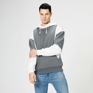 Sweat à capuche décontracté à couture, de coupe ample pour hommes, pull décontracté, à la mode, nouvelle collection - Product Image 3