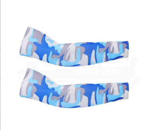 Custom Soft Breathable Lightweight <b>Compression</b> Elbow <b>Sleeves</b> with UV Protection Cooling Effect for Outdoor Work Sports (Unisex) - Product Image 2