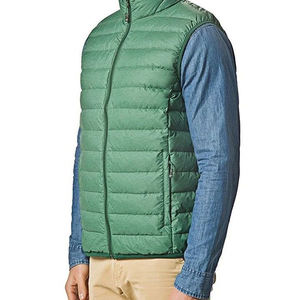 Chaleco de Invierno para Hombre con Logotipo Personalizado, Diseño Brillante sin Mangas, Cuello Alto, MOQ Bajo - Product Image 2