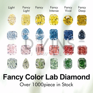 Diamantes CVD de Laboratorio D'vins Jewels, Corte Pera, Color Rosa Intenso, 6.99ct, VS1, para Joyería - Product Image 2