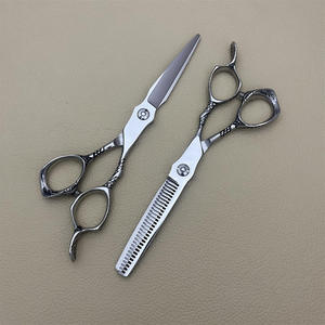 Tijeras de Peluquería de Nuevo Diseño, 6 Pulgadas, Acero Inoxidable y Cerámica, Profesionales, para Adelgazar el Cabello, Corte Plano - Product Image 4
