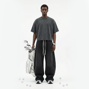 เสื้อยืดแขนสั้นทรงปกติ น้ำหนัก 240 กรัม ผ้าฝ้าย 100% ซักแบบ Snow Wash เนื้อผ้าหนา ทนทาน เป็นมิตรกับสิ่งแวดล้อม ป้องกันรอยยับ แห้งเร็ว ระบายอากาศได้ดี - Product Image 2