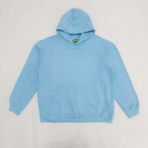 Red Oversized Hooded Sweatshirt Puff Print <b>Stars</b> Back <b>Design</b> Unisex Casual Knitted Autumn Wear - Product Image 3