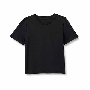 T-shirts décontractés pour enfants, 100% coton, manches courtes, col rond - Product Image 1