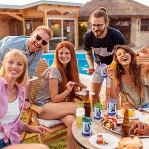 Coperchio riutilizzabile per lattine di bibite con cannuccia per bevande, succhi e bibite analcoliche, dimensioni standard, stile casual - Product Image 6