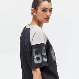 Camiseta Informal para Mujer, Corte Cuadrado, Ajuste Regular, Ligera, de Secado Rápido, 100% Algodón, para Uso Diario y Looks a la Moda - Product Image 4