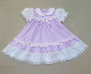 Nouvelle Robe en Dentelle pour Bébé Fille, Style Vintage, Manches Bouffantes, Robe de Princesse Plissée, Vêtements de Fête pour Enfants, Boutique - Product Image 1