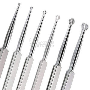 Juego de Curetas Dérmicas de Alta Calidad, 6 Piezas, Manuales, de 1 mm a 6 mm, Acero Inoxidable de Grado Médico, Instrumentos Quirúrgicos con Certificación CE, Cirugía ORL - Product Image 1