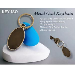 Superfine Dual-Size Smart Look Car Keychain Lightweight Metal Leather Carabiner with Large Branding Space for <b>Promotions</b> - Product Image 1