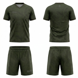 Maillot et short d'entraînement de football respirants, vêtements de sport, tenue d'équipe athlétique MALUZA INDUSTRIES - Product Image 6