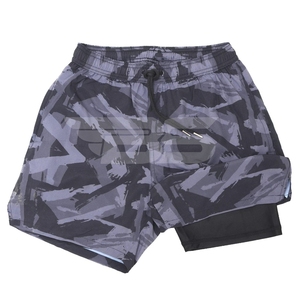 <b>Men</b> Quick Dry Printed Camouflage Board Shorts Drawstring Waist Elastic Fit Casual Sport Short <b>Pants</b> <b>for</b> Gym <b>Running</b> Outdoor - Product Image 2